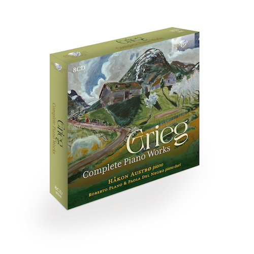 3D Cover Grieg: Sämtliche Klavierwerke